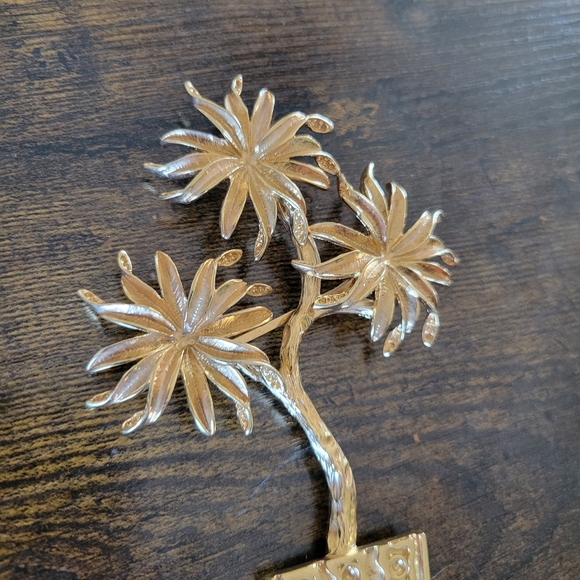 Rare Huge ST. JOHN SJ Flower Pot Crystal Rhinestone Pin Brooch 5.25 x 3.25” - Picture 2 of 7